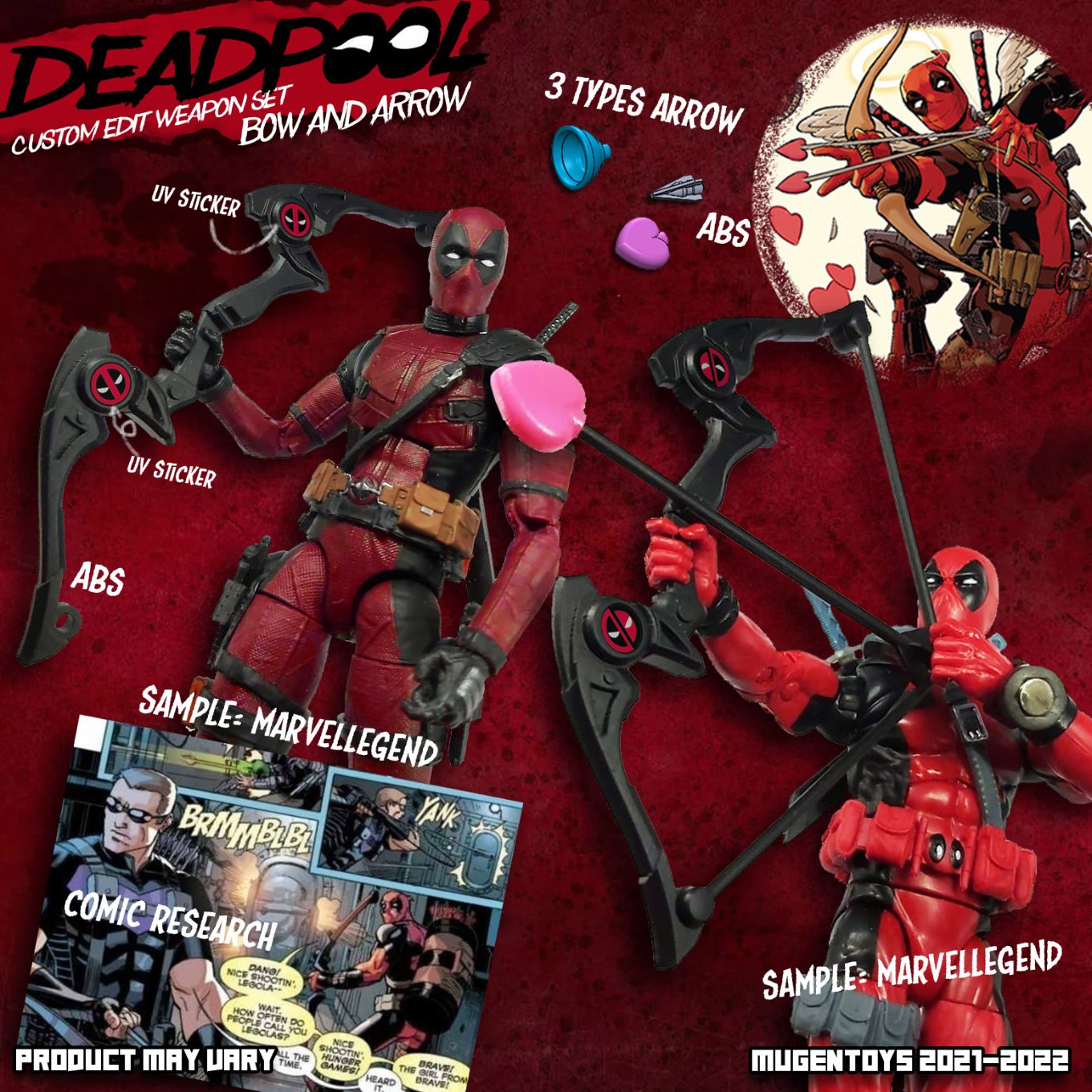 Pedido Set de armas y accesorios D marca Mugentoys escala pequeña 1/12