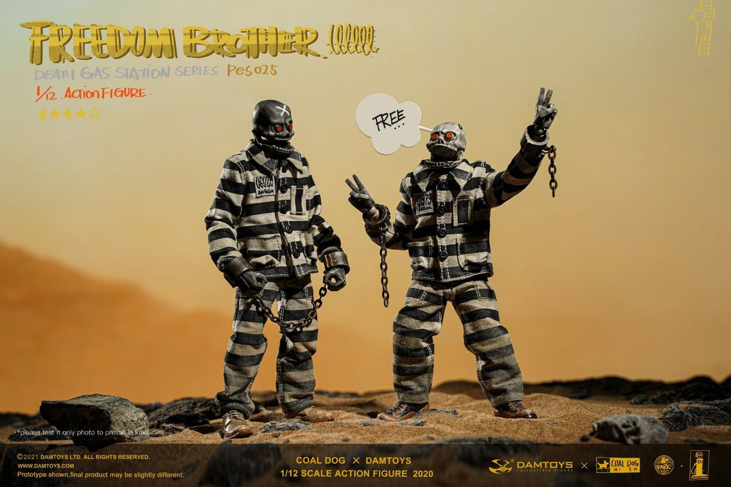 Pedido Figuras Freedom Brothers (set doble) marca Damtoys x Coaldog PES025 escala pequeña 1/12 (ART TOY)