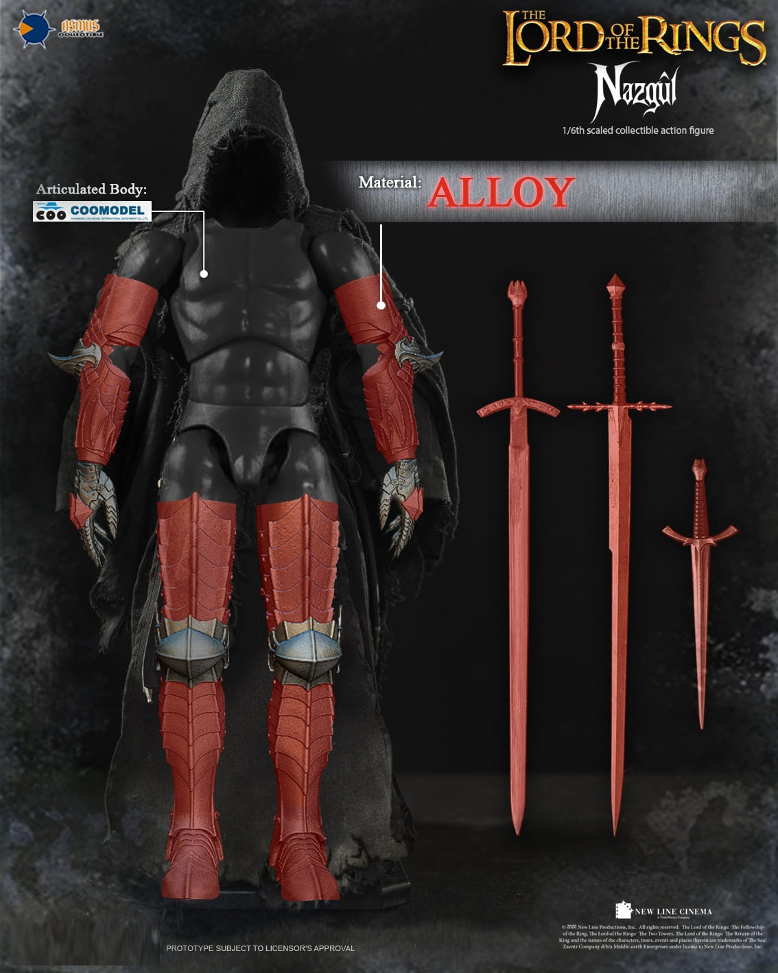Pedido Figura Nazgûl - The Lord of the Rings marca Asmus Toys LOTR005V2 escala 1/6