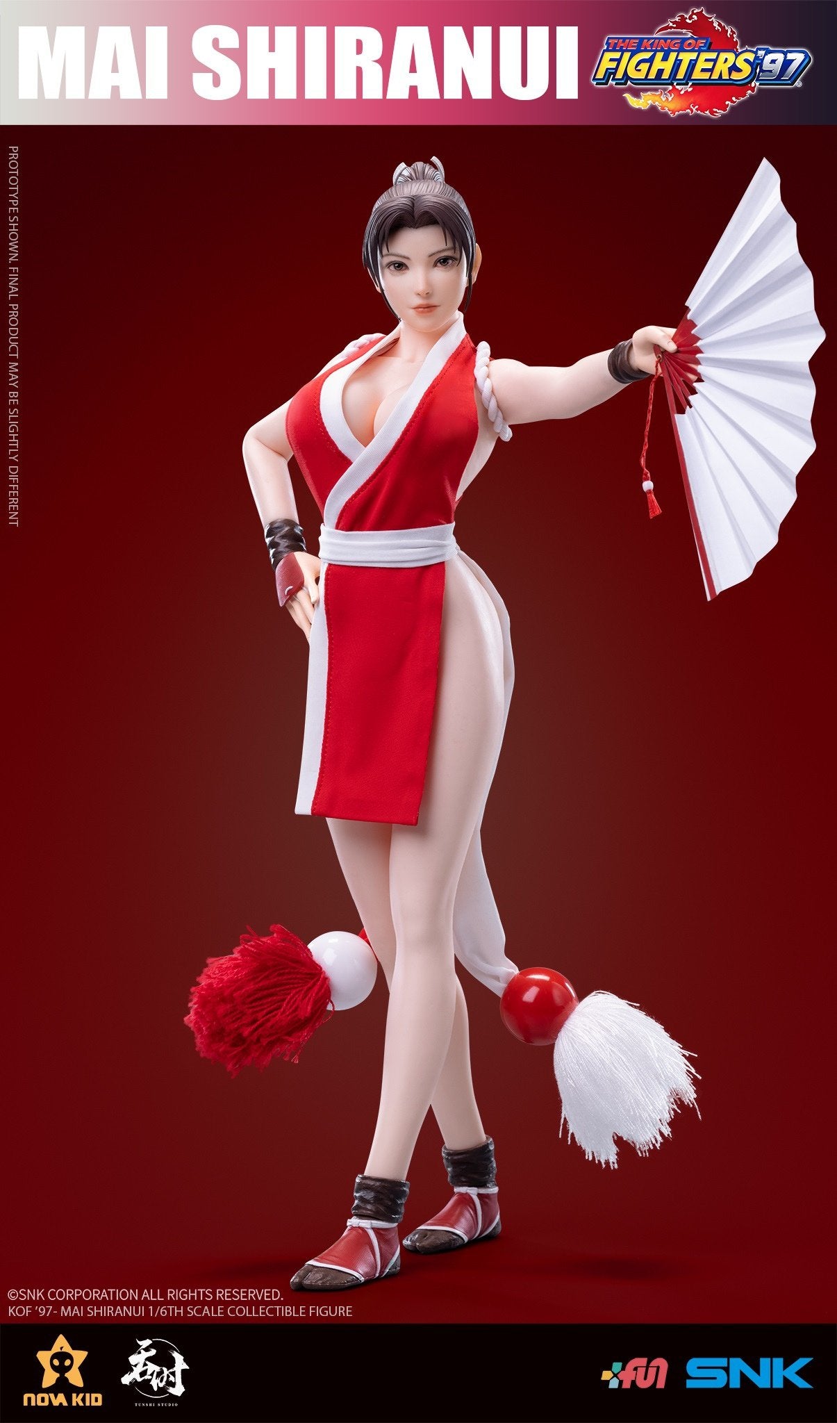Preventa Figura Mai Shiranui - SNK The King of Fighters 97 marca Tunshi Studio TSXZZ-002 escala 1/6