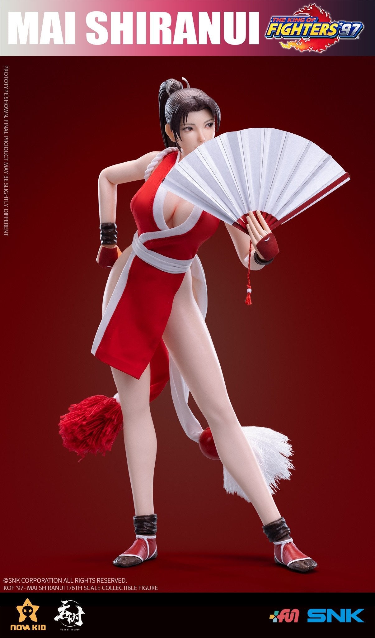Preventa Figura Mai Shiranui - SNK The King of Fighters 97 marca Tunshi Studio TSXZZ-002 escala 1/6
