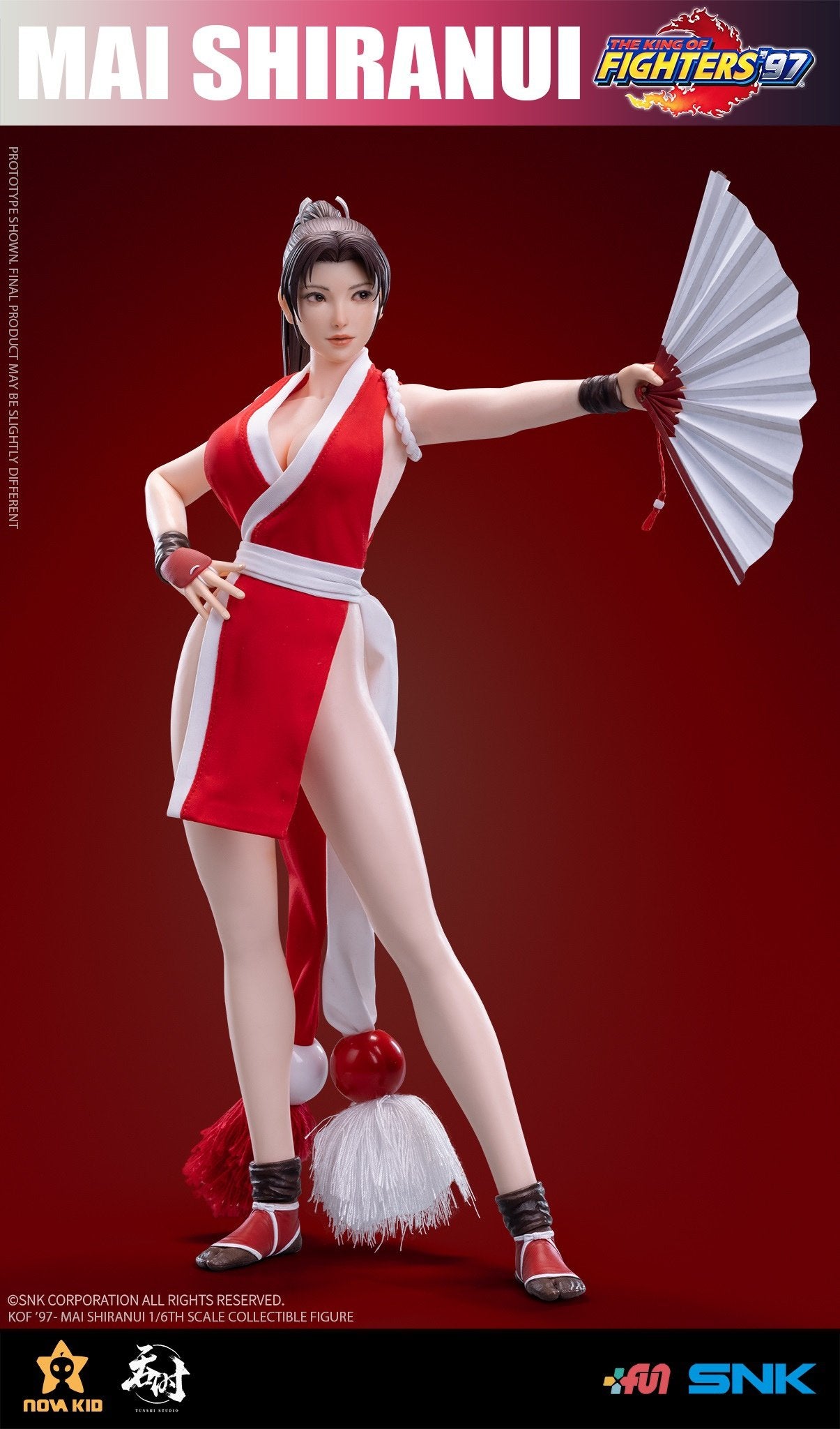Preventa Figura Mai Shiranui - SNK The King of Fighters 97 marca Tunshi Studio TSXZZ-002 escala 1/6