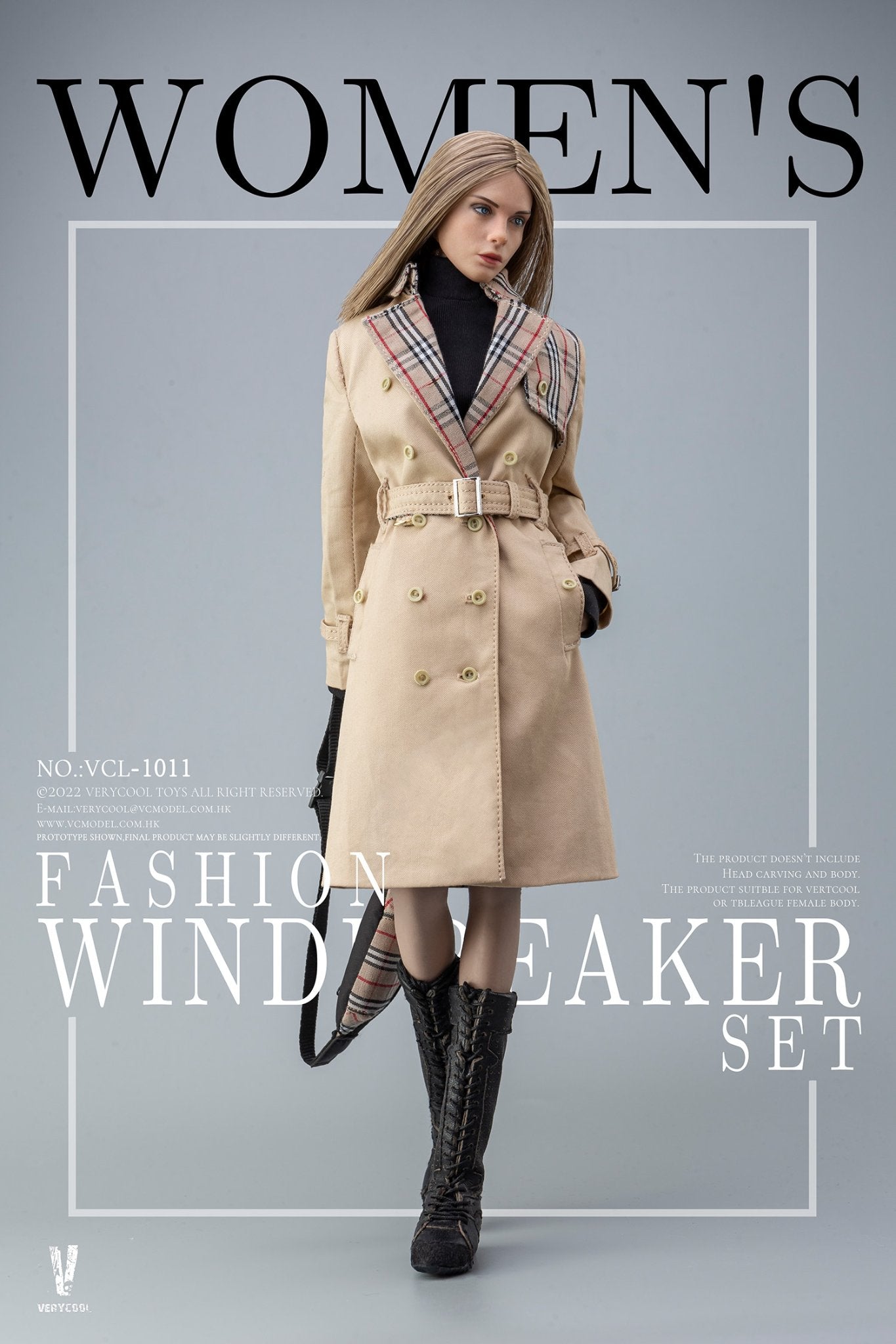 Pedido Set Gabardina (2 versiones) marca Verycool VCL-1011/ VCL-1012 escala 1/6
