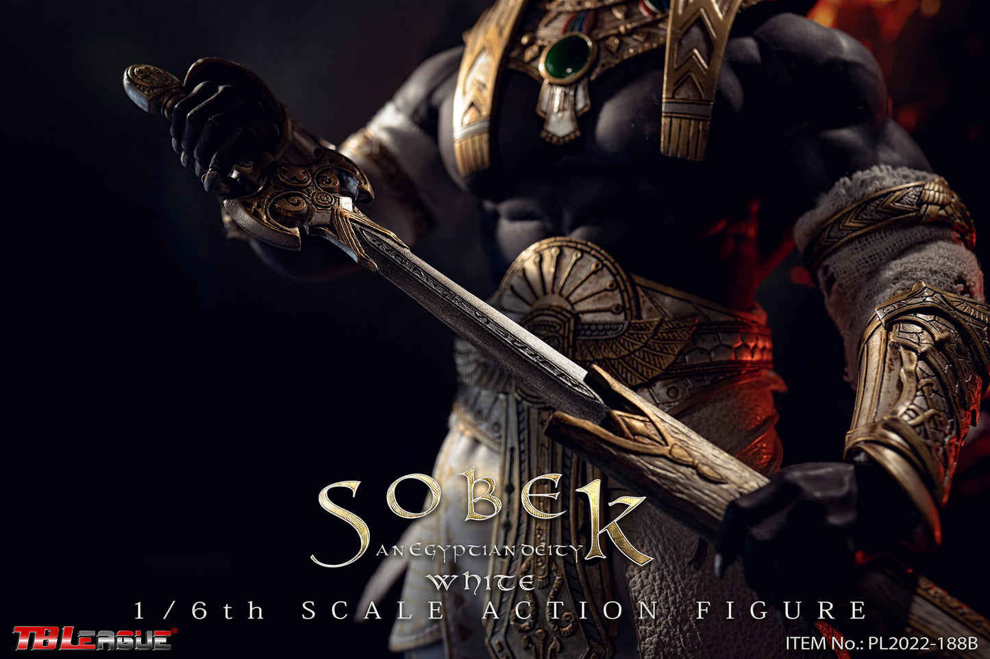 Pedido Figura Sobek (White version) marca TBLeague PL2021-188B escala 1/6