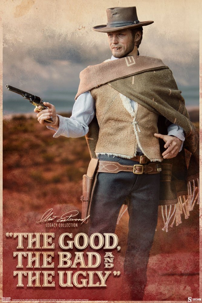 Preventa Figura The Man with No Name - The Good, The Bad, and The Ugly marca Sideshow 100451 escala 1/6 (relanzamiento)
