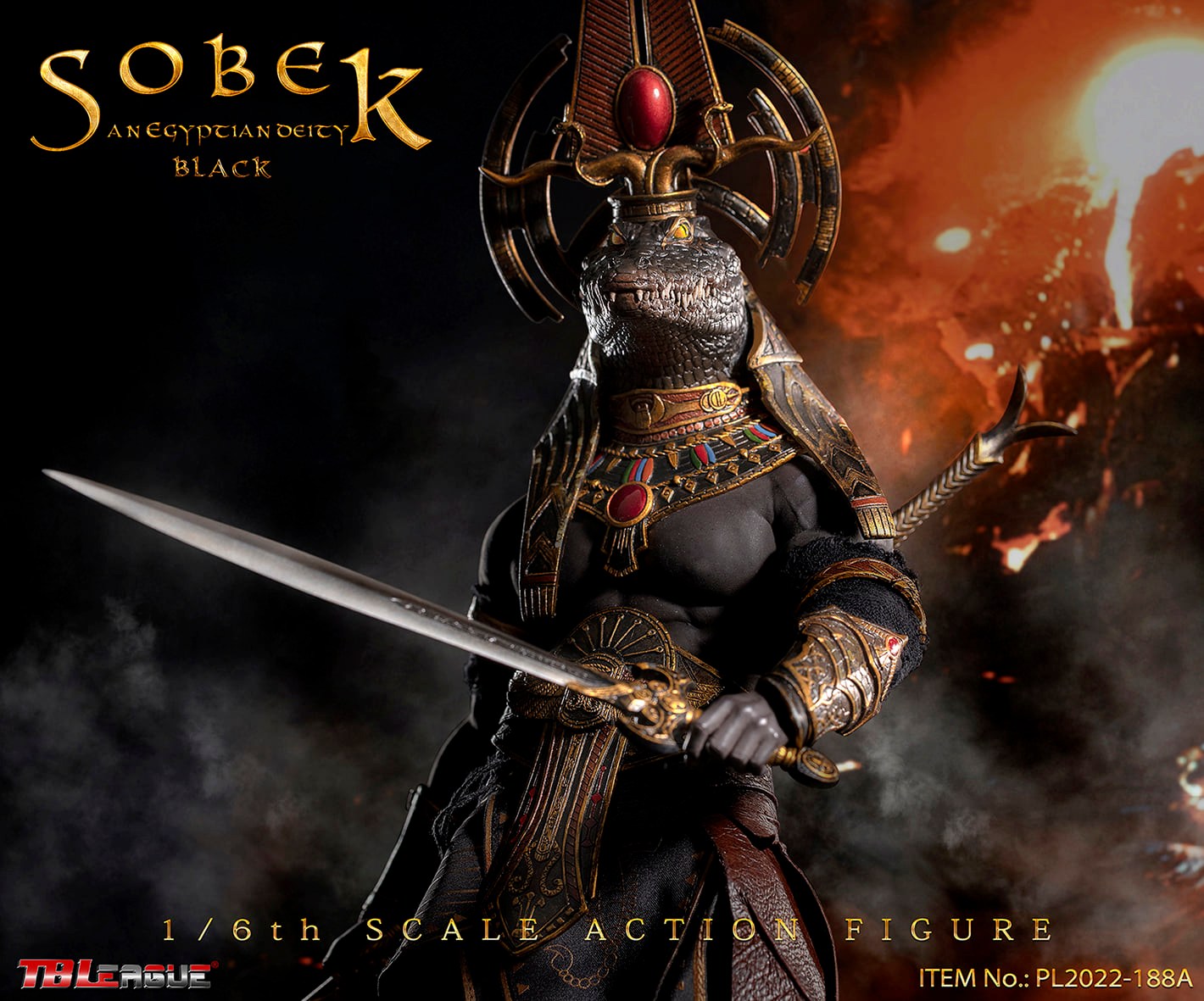 Pedido Figura Sobek (Black version) marca TBLeague PL2021-188A escala 1/6