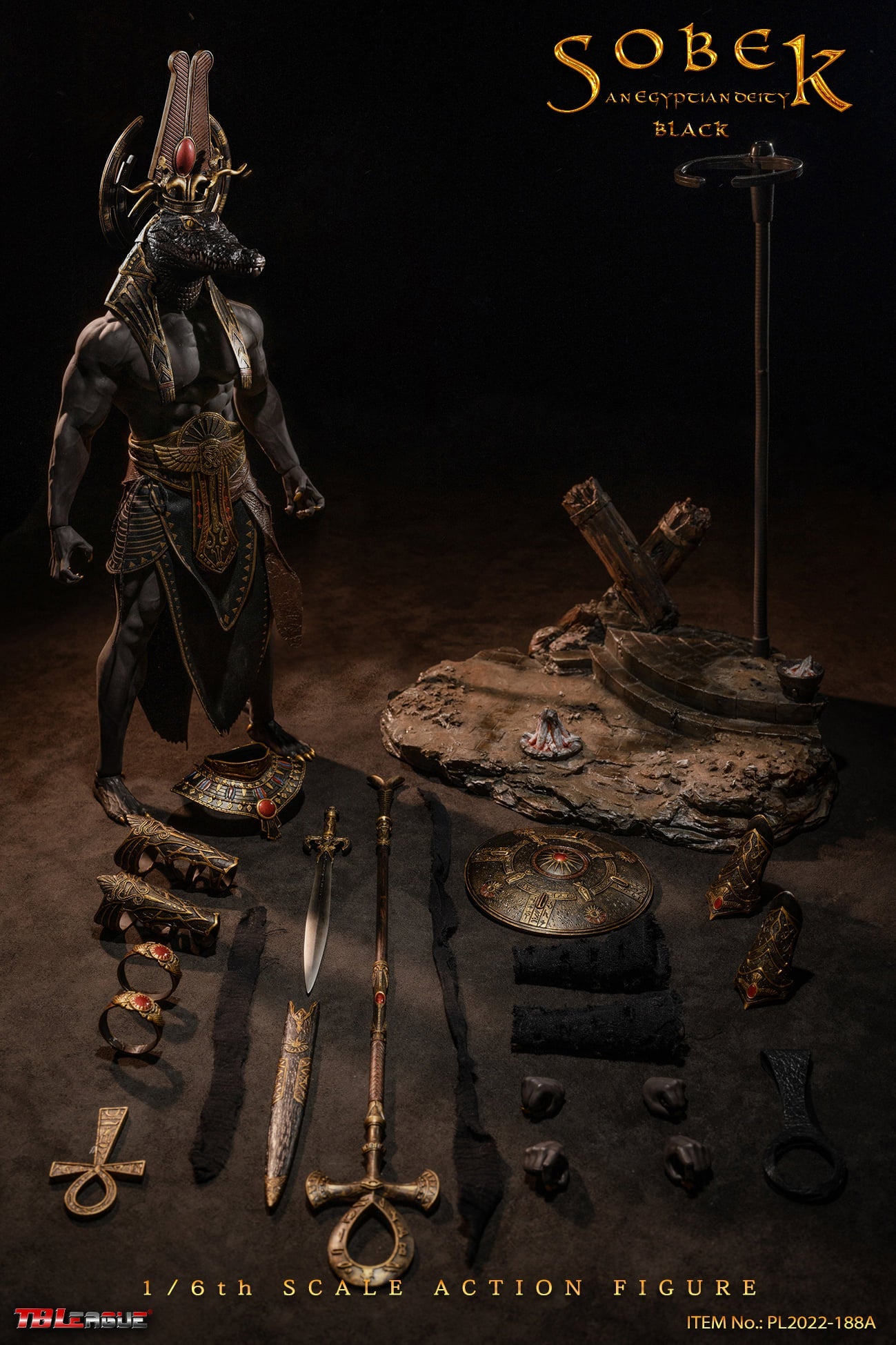 Pedido Figura Sobek (Black version) marca TBLeague PL2021-188A escala 1/6