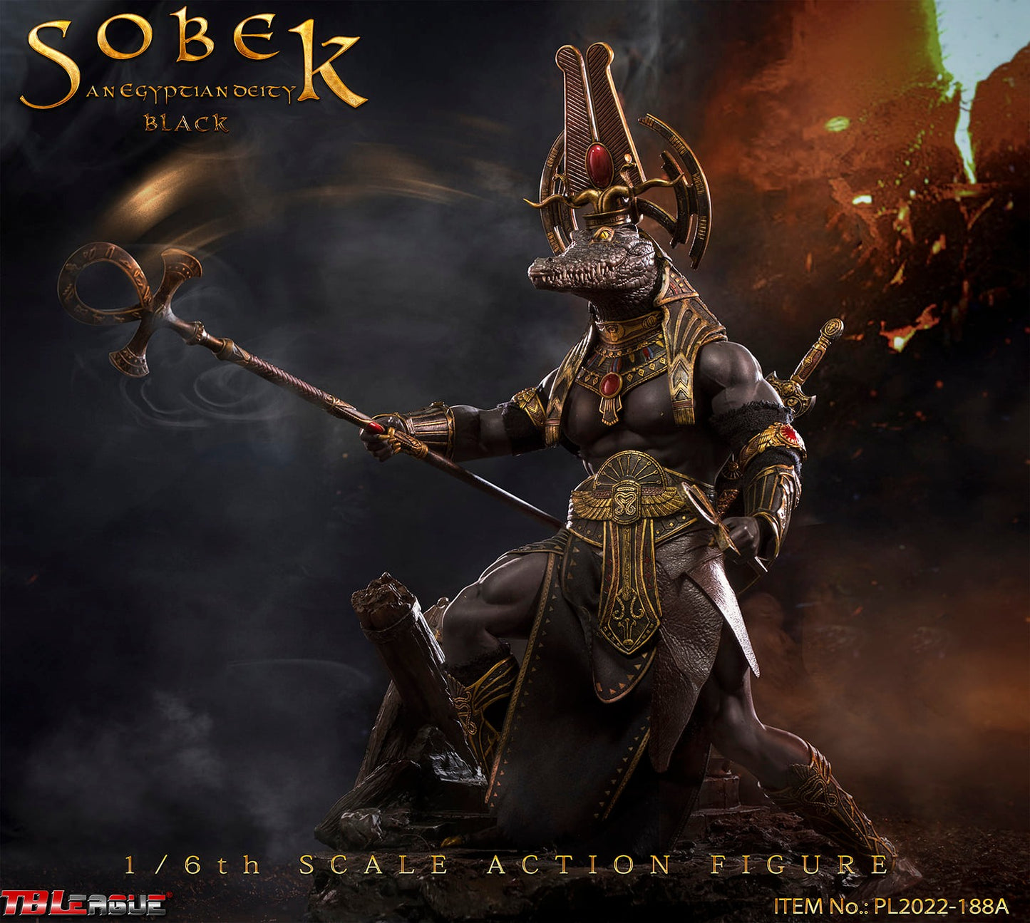Pedido Figura Sobek (Black version) marca TBLeague PL2021-188A escala 1/6
