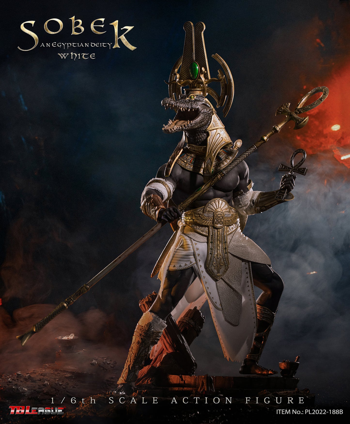 Pedido Figura Sobek (White version) marca TBLeague PL2021-188B escala 1/6