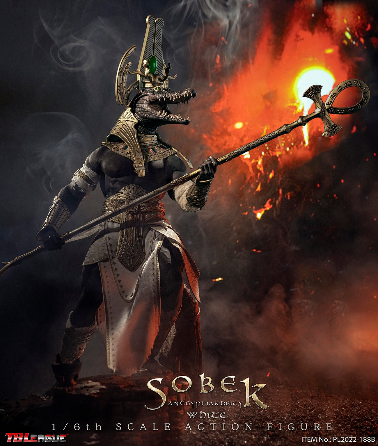Pedido Figura Sobek (White version) marca TBLeague PL2021-188B escala 1/6
