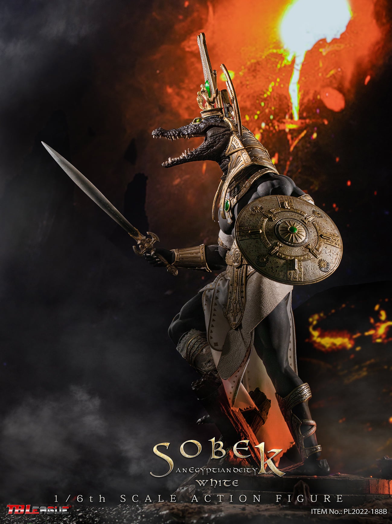 Pedido Figura Sobek (White version) marca TBLeague PL2021-188B escala 1/6