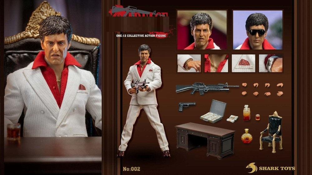 Pedido Figura Furious Scar Tony (Deluxe version) marca Shark Toys 002B escala pequeña 1/12
