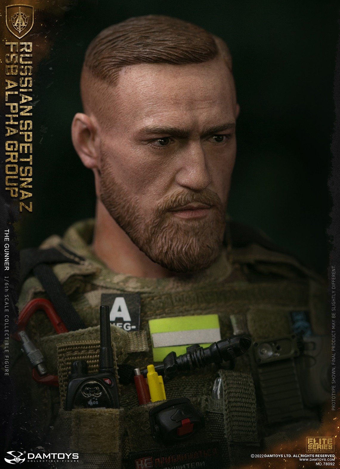 Pedido Figura Russian Spetsnaz FSB Alpha Group GUNNER marca Damtoys 78092 escala 1/6