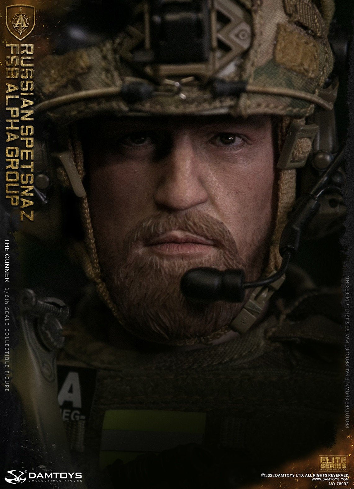 Pedido Figura Russian Spetsnaz FSB Alpha Group GUNNER marca Damtoys 78092 escala 1/6