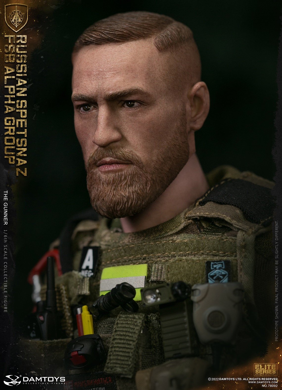 Pedido Figura Russian Spetsnaz FSB Alpha Group GUNNER marca Damtoys 78092 escala 1/6
