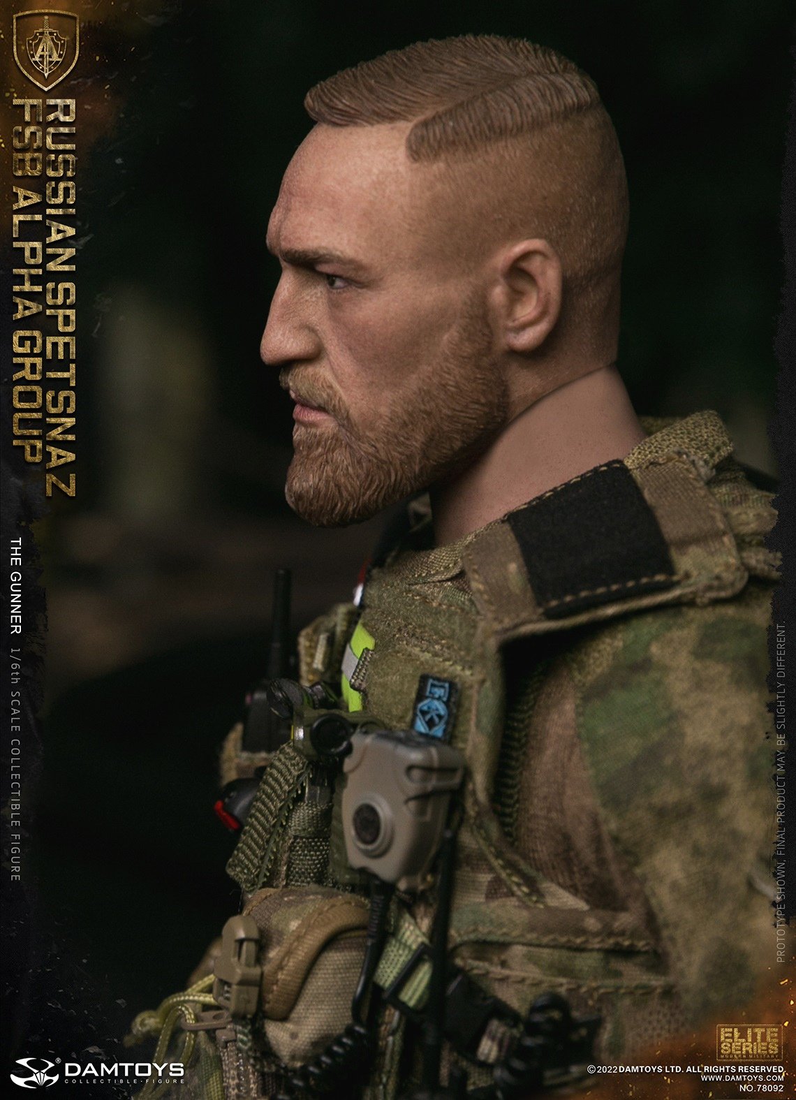 Pedido Figura Russian Spetsnaz FSB Alpha Group GUNNER marca Damtoys 78092 escala 1/6