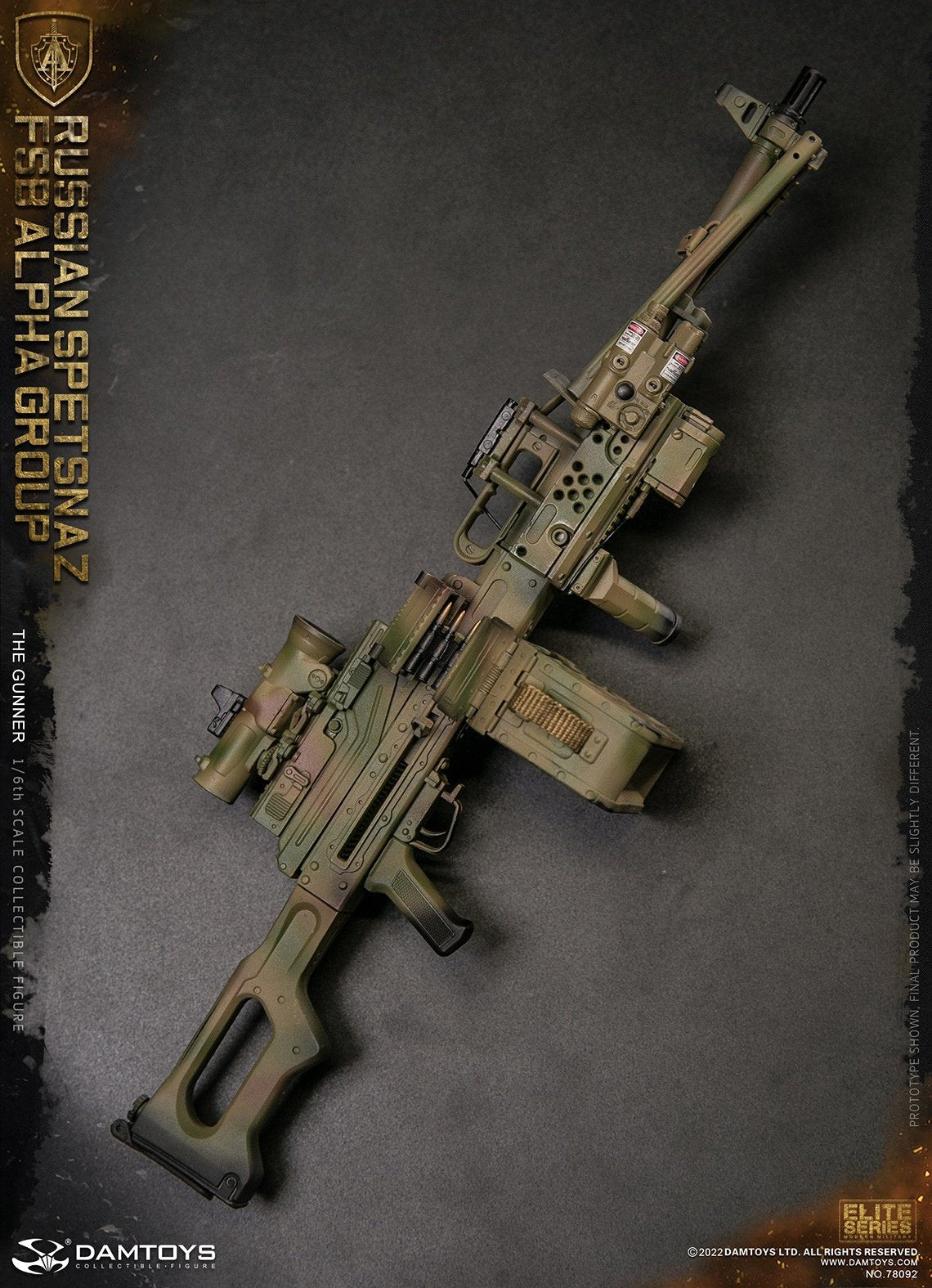Pedido Figura Russian Spetsnaz FSB Alpha Group GUNNER marca Damtoys 78092 escala 1/6