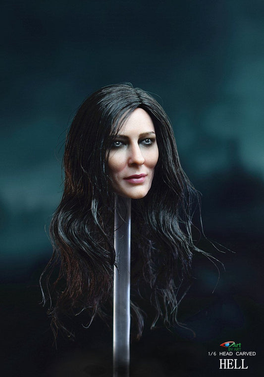 Pedido Cabeza Femenina Hell marca By Art By-T9 escala 1/6