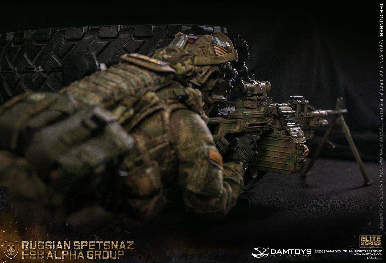 Pedido Figura Russian Spetsnaz FSB Alpha Group GUNNER marca Damtoys 78092 escala 1/6