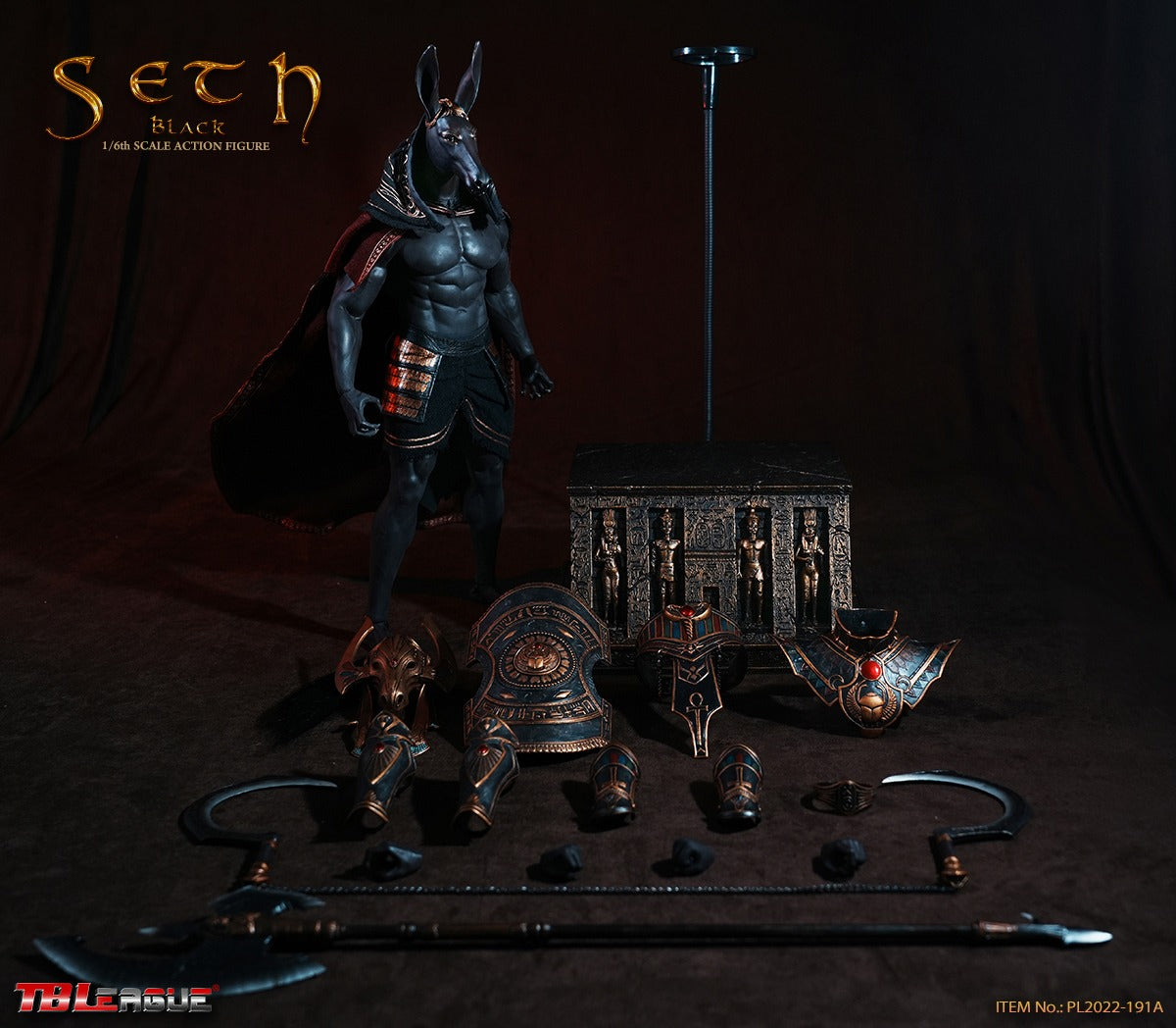 Pedido Figura Seth (Black version) marca TBLeague PL2022-191A escala 1/6