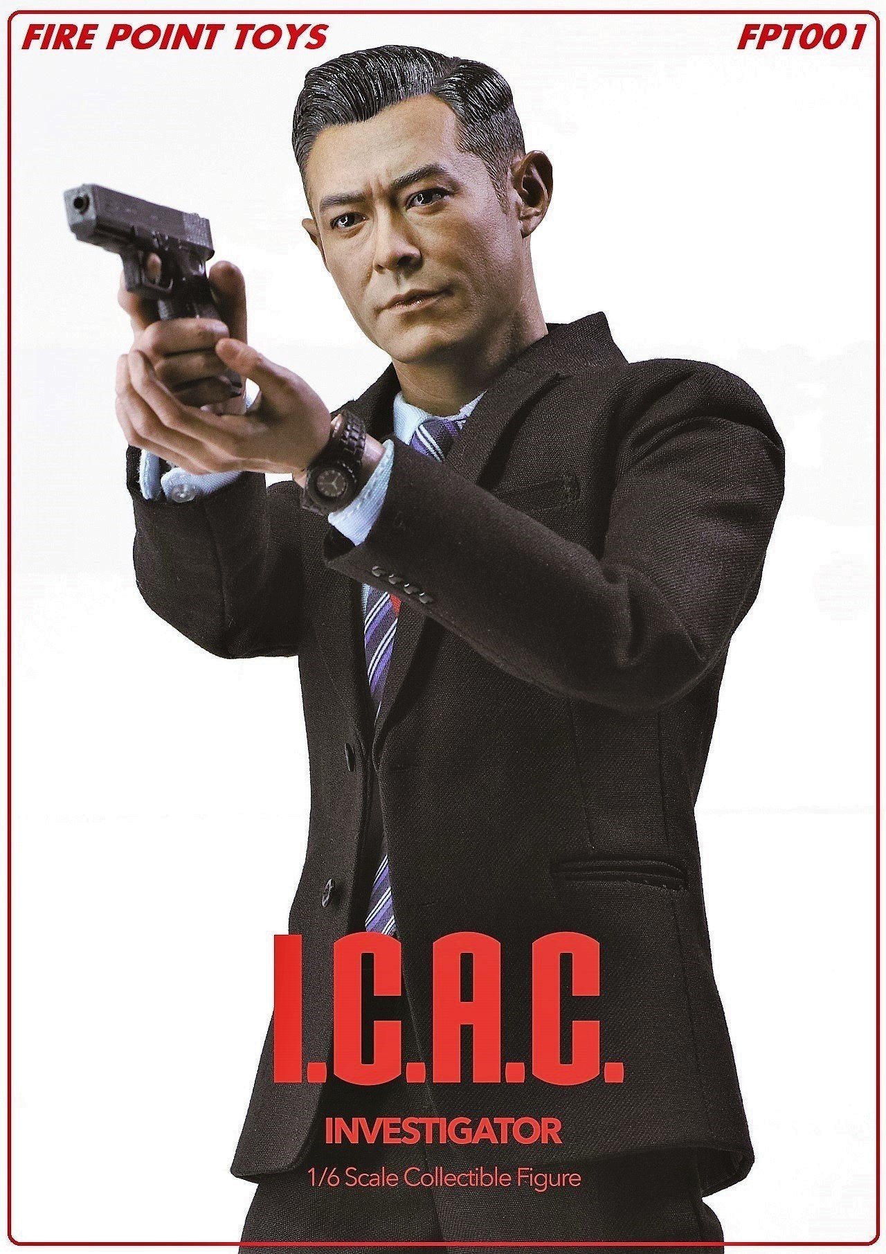 Preventa Figura HK ICAC Investigator marca Fire Point Toys FPT001 escala 1/6