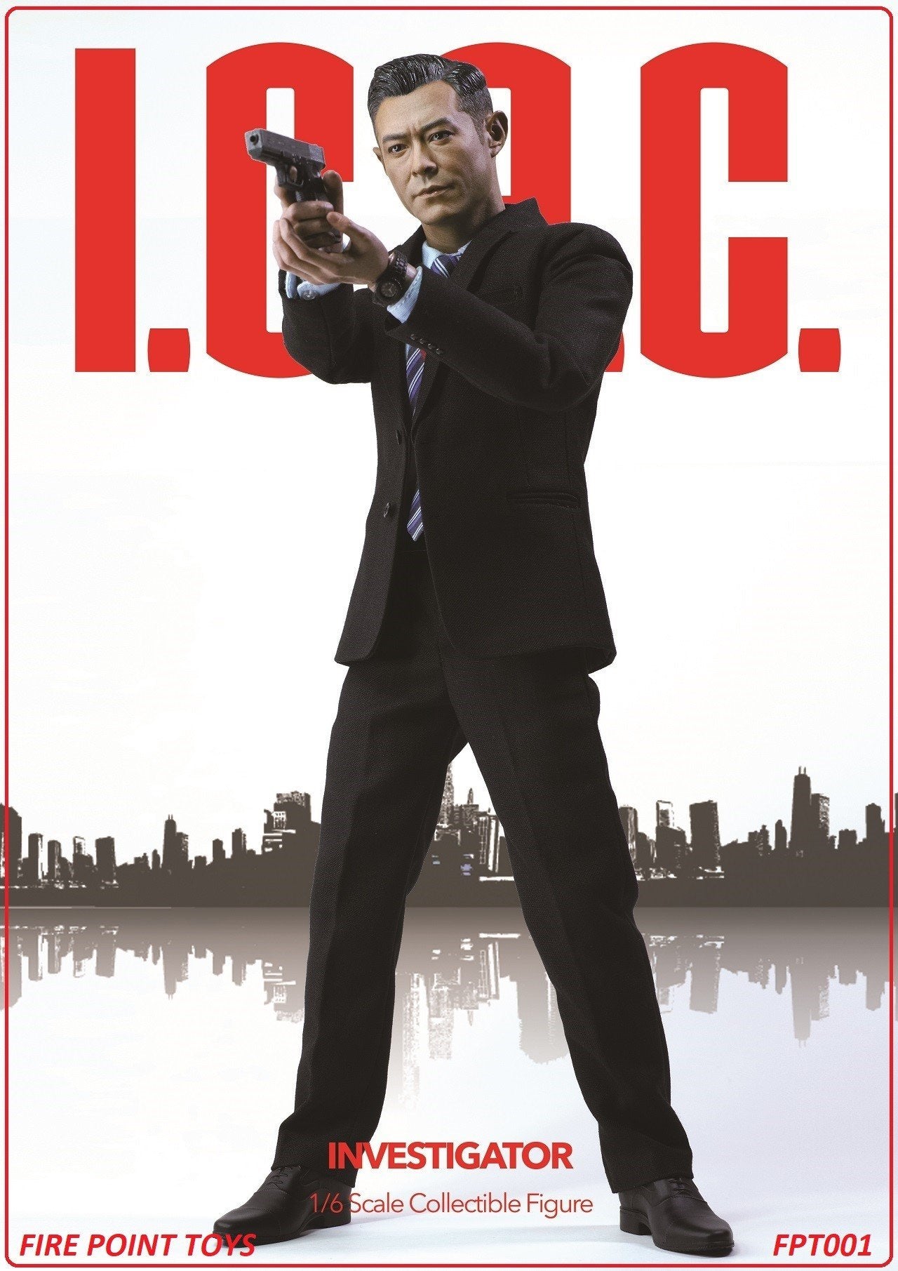 Preventa Figura HK ICAC Investigator marca Fire Point Toys FPT001 escala 1/6