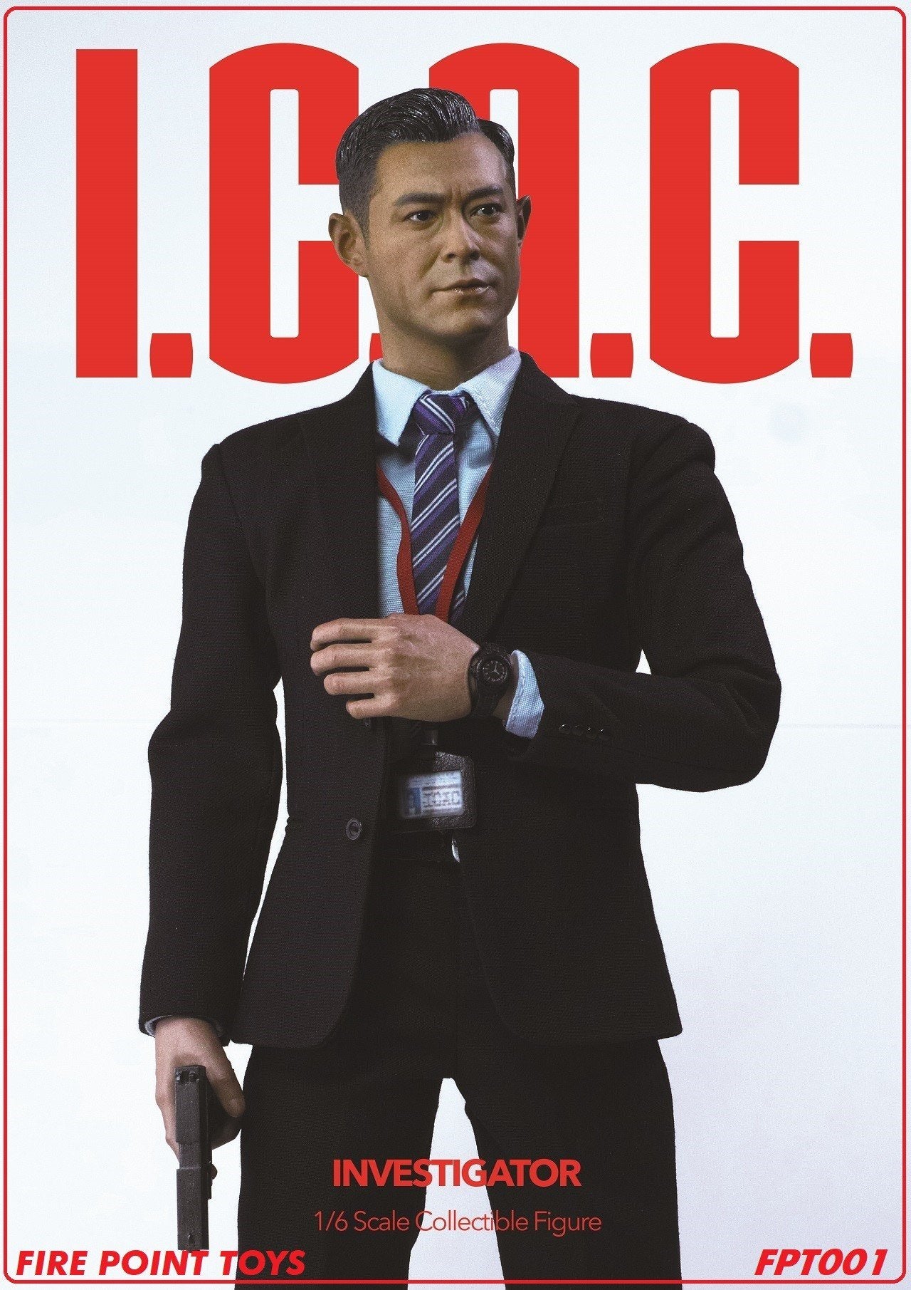 Preventa Figura HK ICAC Investigator marca Fire Point Toys FPT001 escala 1/6