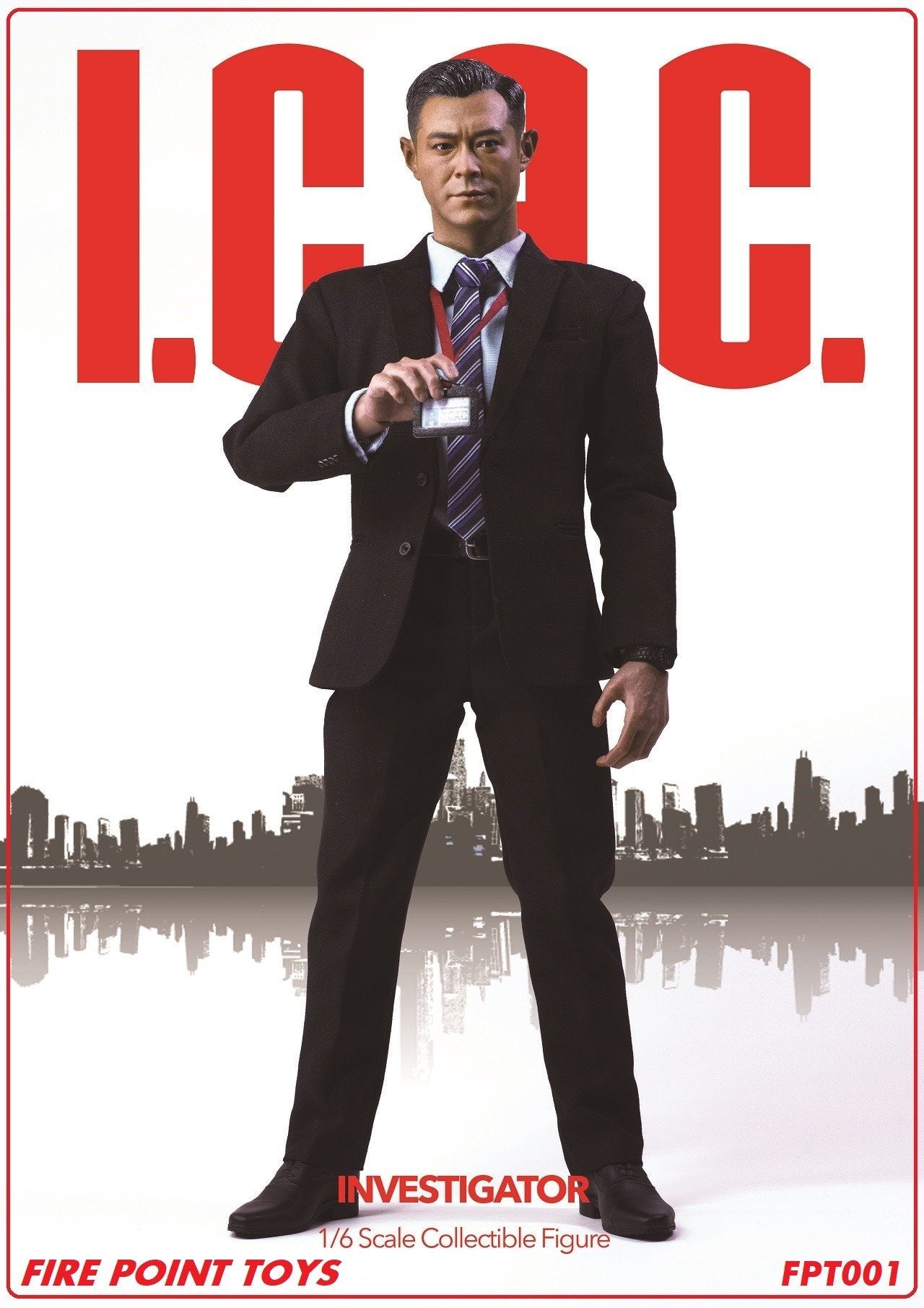 Preventa Figura HK ICAC Investigator marca Fire Point Toys FPT001 escala 1/6