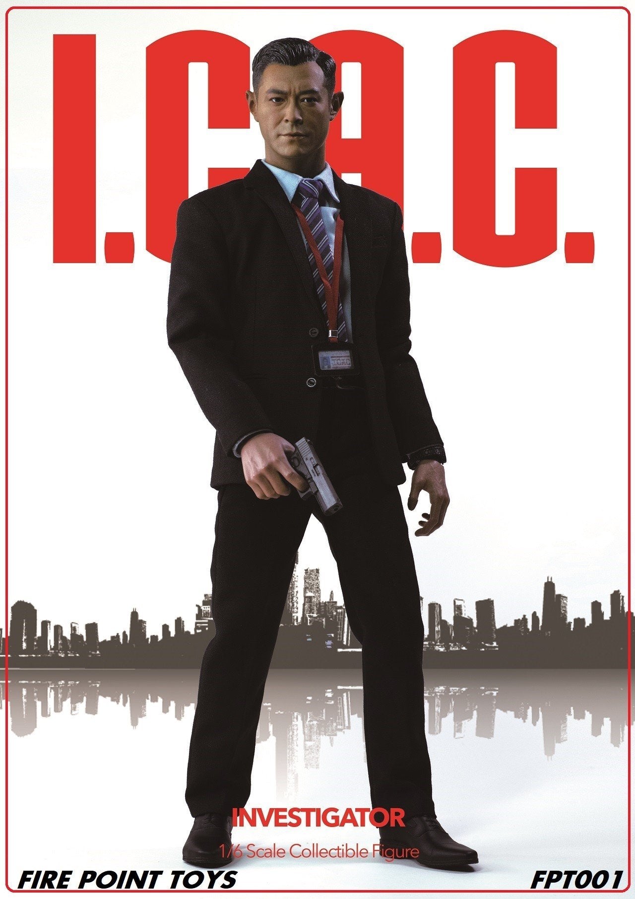 Preventa Figura HK ICAC Investigator marca Fire Point Toys FPT001 escala 1/6