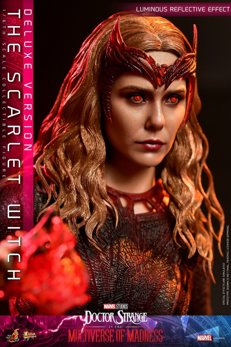 Preventa Figura The Scarlet Witch (Deluxe Edition) - Doctor Strange in the Multiverse of Madness marca Hot Toys MMS653 escala 1/6