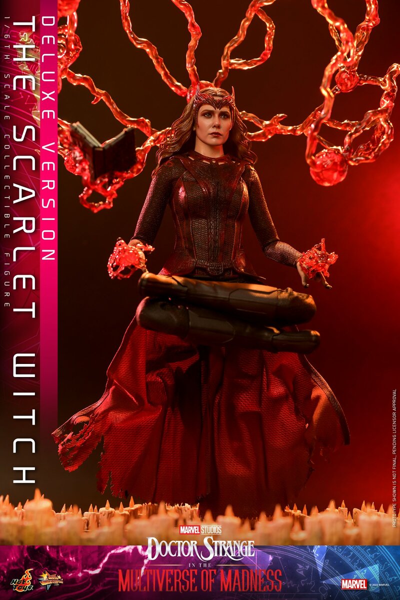 Preventa Figura The Scarlet Witch (Deluxe Edition) - Doctor Strange in the Multiverse of Madness marca Hot Toys MMS653 escala 1/6