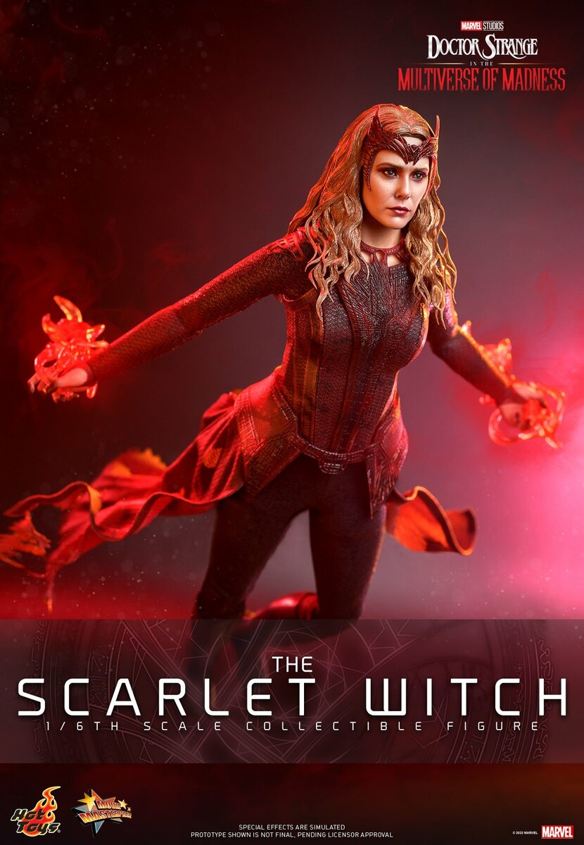 Preventa Figura The Scarlet Witch - Doctor Strange in the Multiverse of Madness marca Hot Toys MMS652 escala 1/6