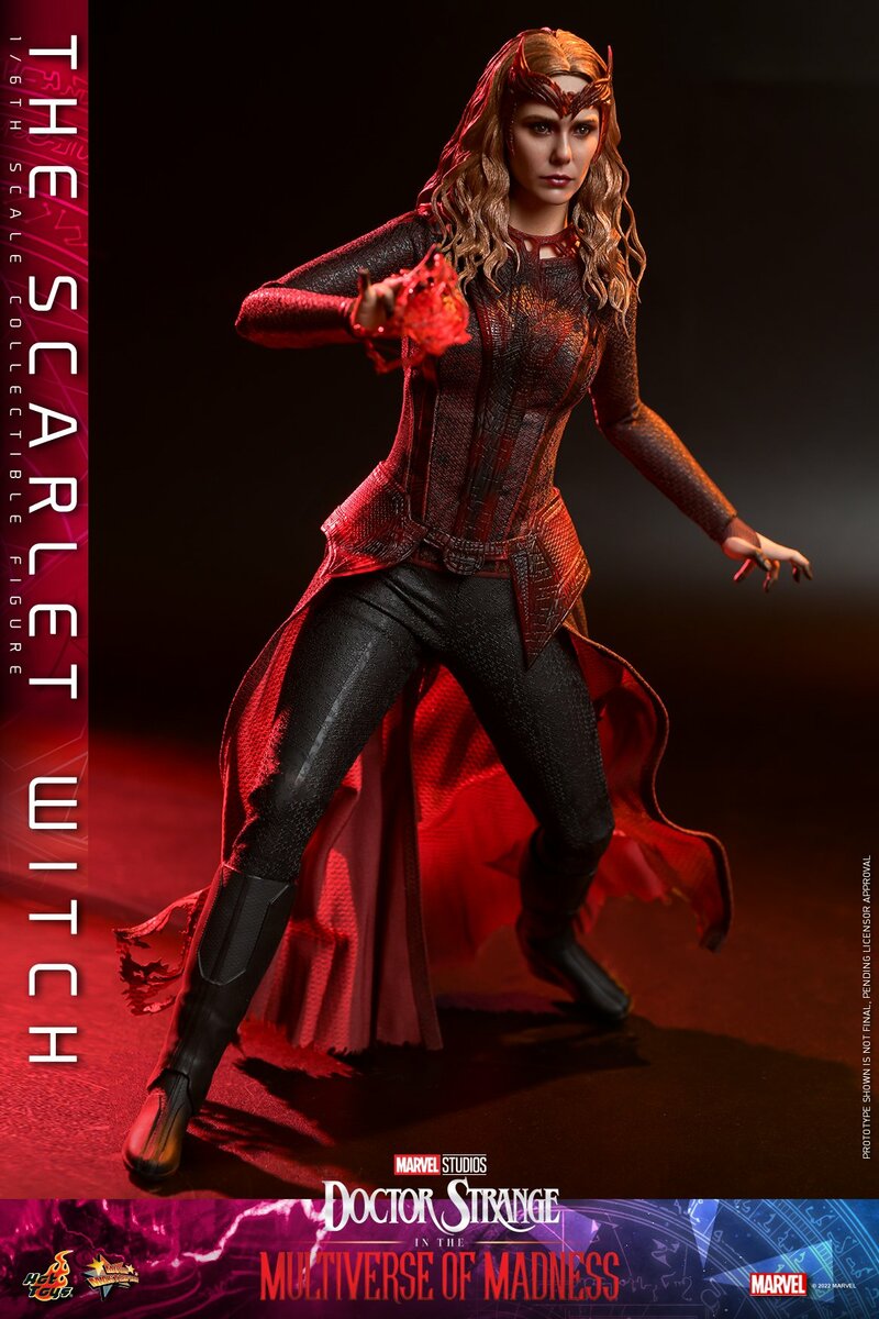 Preventa Figura The Scarlet Witch - Doctor Strange in the Multiverse of Madness marca Hot Toys MMS652 escala 1/6