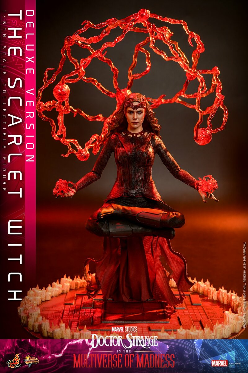 Preventa Figura The Scarlet Witch (Deluxe Edition) - Doctor Strange in the Multiverse of Madness marca Hot Toys MMS653 escala 1/6