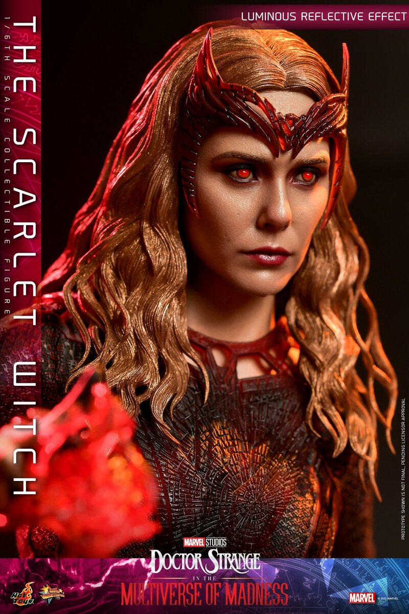 Preventa Figura The Scarlet Witch - Doctor Strange in the Multiverse of Madness marca Hot Toys MMS652 escala 1/6