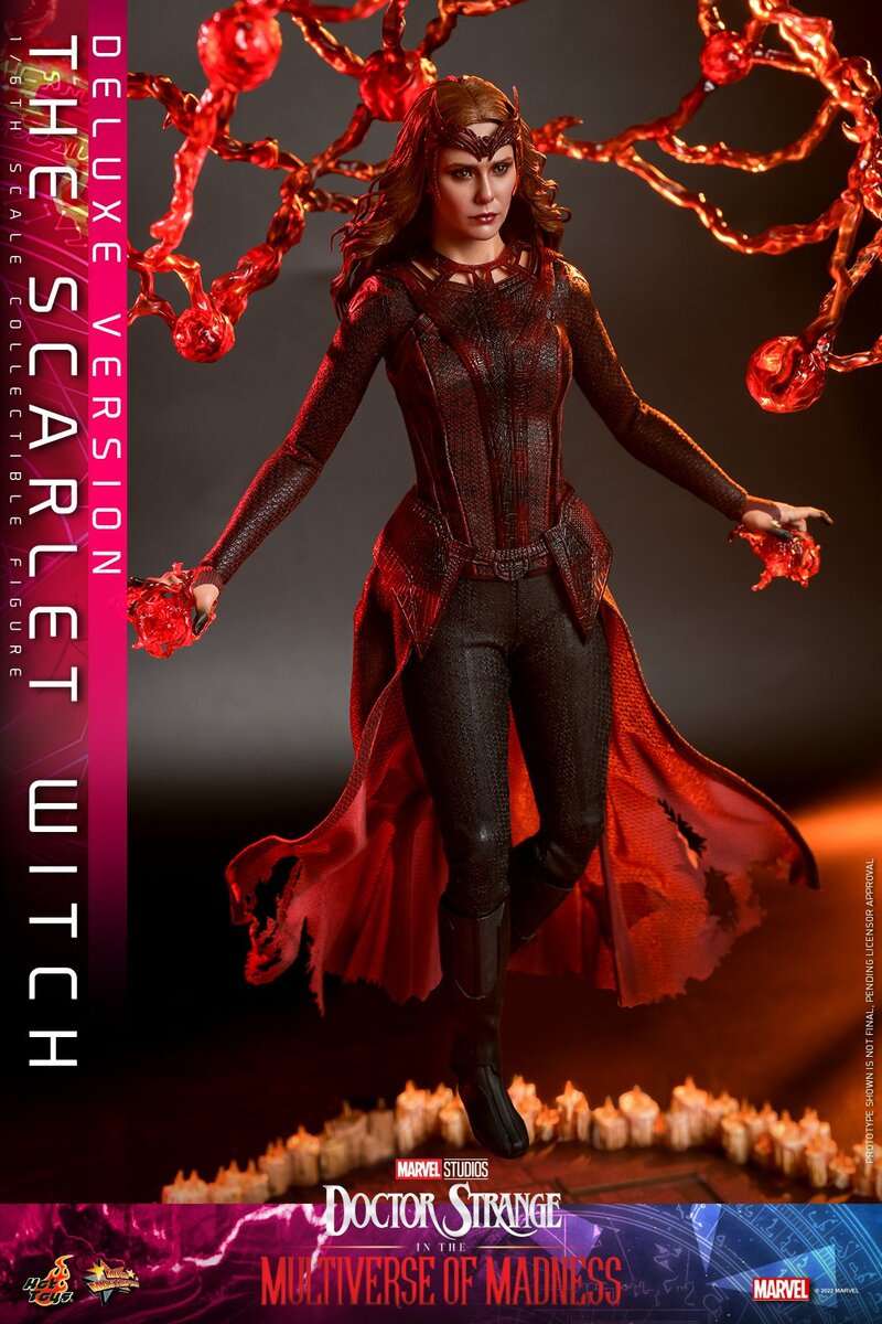 Preventa Figura The Scarlet Witch (Deluxe Edition) - Doctor Strange in the Multiverse of Madness marca Hot Toys MMS653 escala 1/6