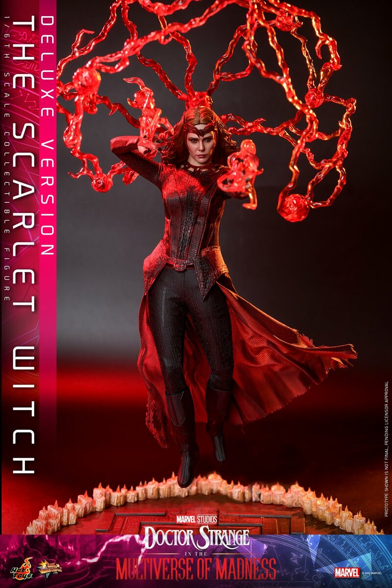 Preventa Figura The Scarlet Witch (Deluxe Edition) - Doctor Strange in the Multiverse of Madness marca Hot Toys MMS653 escala 1/6