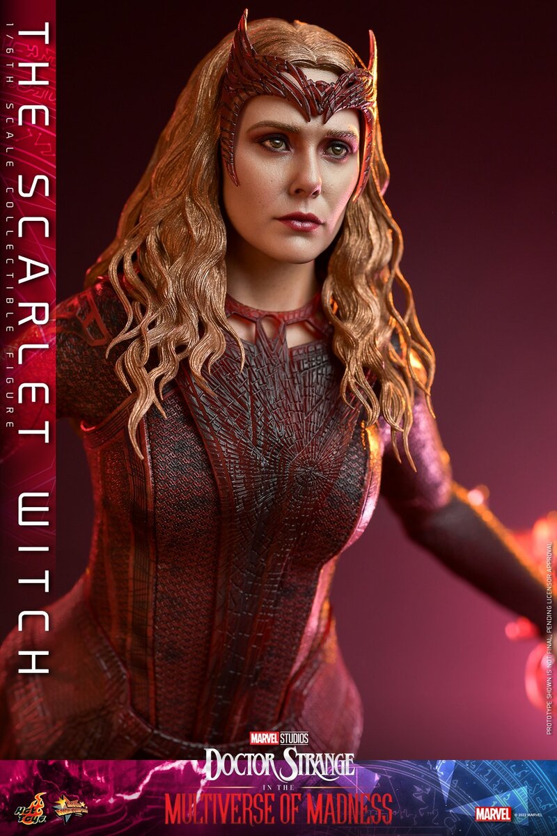 Preventa Figura The Scarlet Witch - Doctor Strange in the Multiverse of Madness marca Hot Toys MMS652 escala 1/6