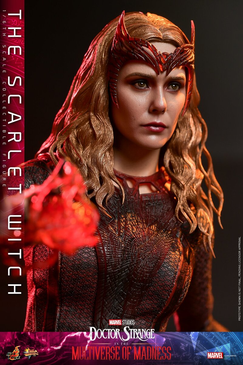 Preventa Figura The Scarlet Witch - Doctor Strange in the Multiverse of Madness marca Hot Toys MMS652 escala 1/6