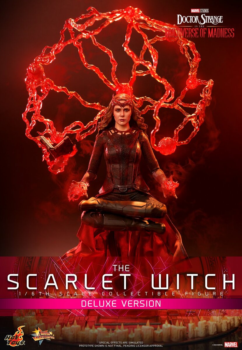Preventa Figura The Scarlet Witch (Deluxe Edition) - Doctor Strange in the Multiverse of Madness marca Hot Toys MMS653 escala 1/6