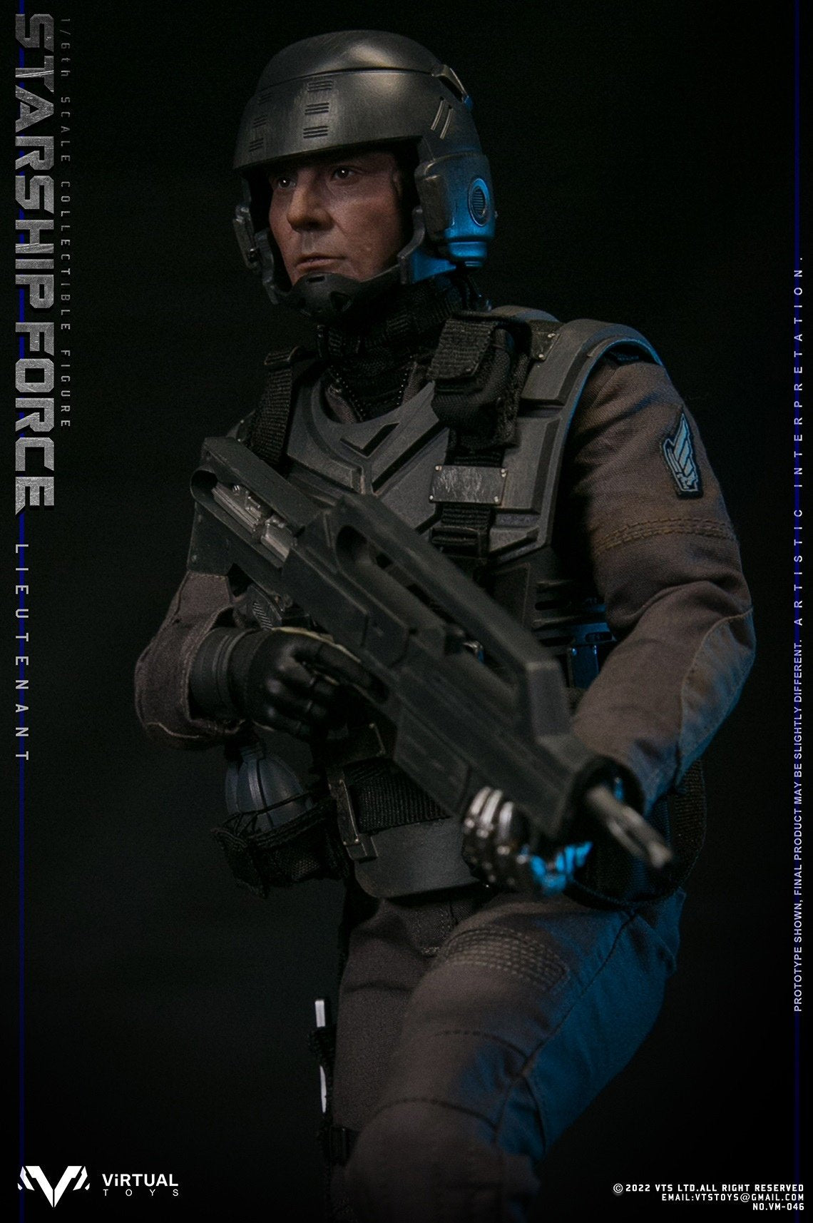 Pedido Figura Lieutenant - Starship Force- marca VTS TOYS VM046 escala 1/6