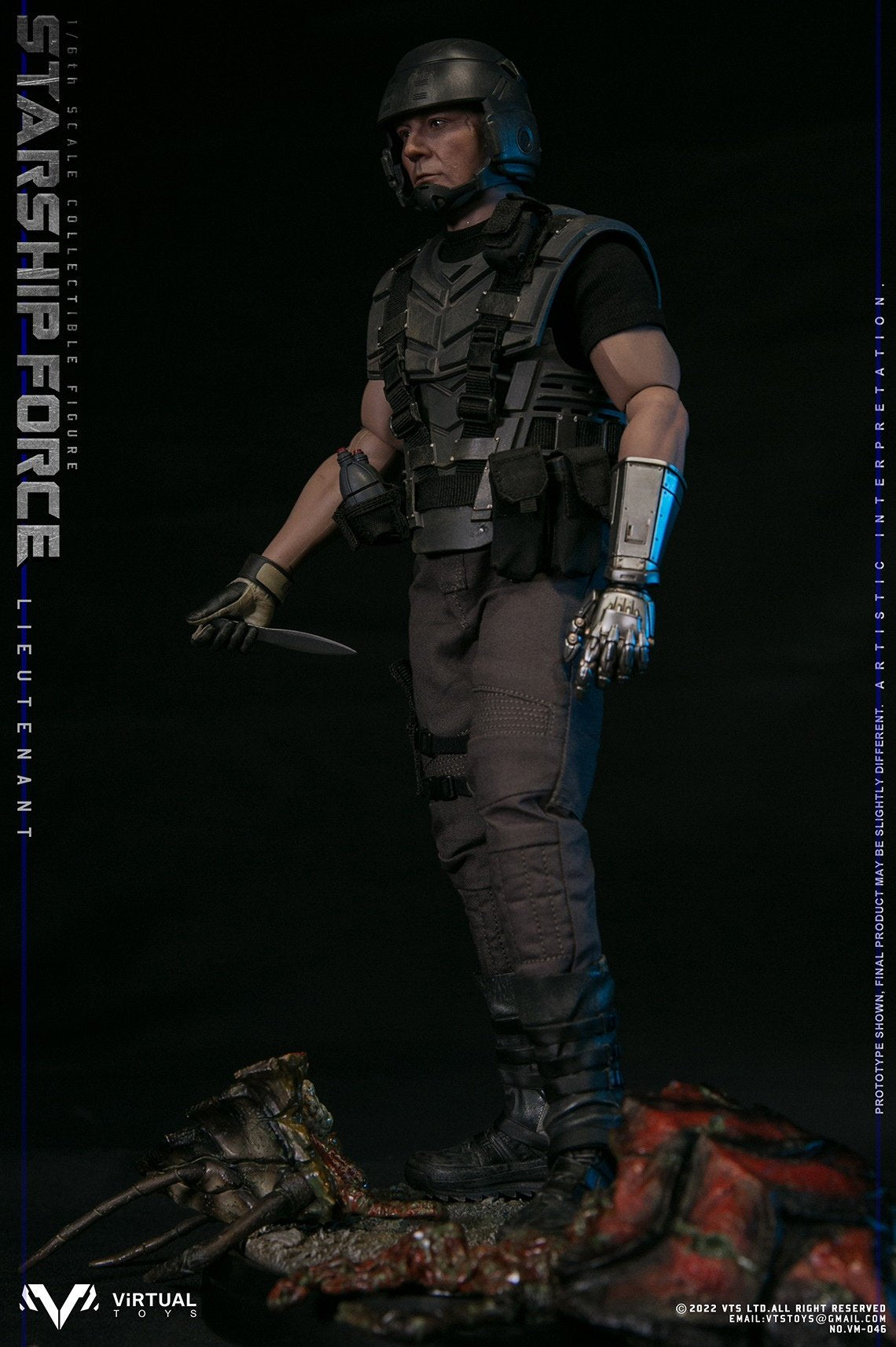 Pedido Figura Lieutenant - Starship Force- marca VTS TOYS VM046 escala 1/6