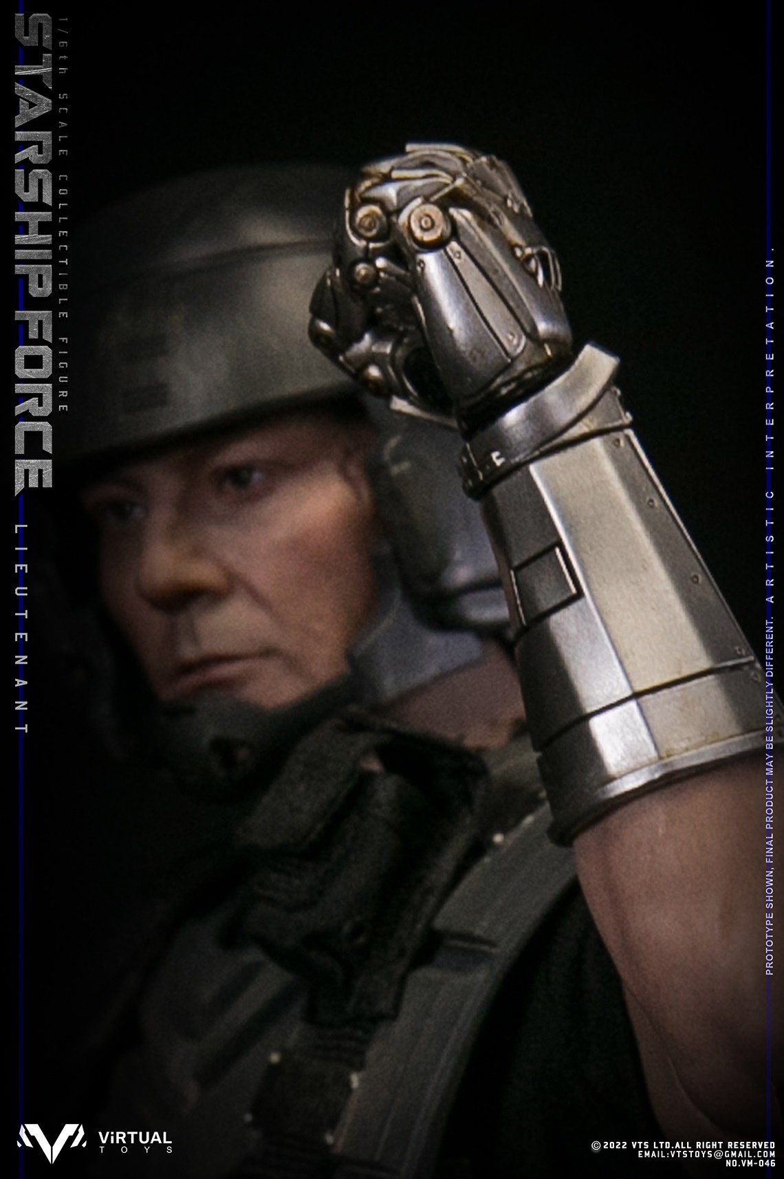 Pedido Figura Lieutenant - Starship Force- marca VTS TOYS VM046 escala 1/6