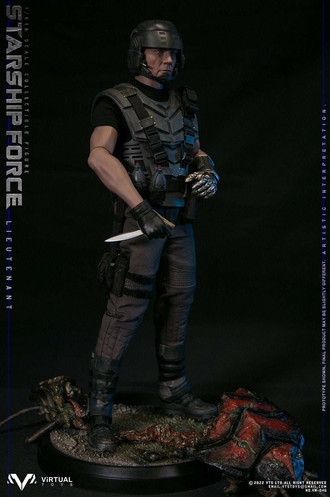 Pedido Figura Lieutenant - Starship Force- marca VTS TOYS VM046 escala 1/6