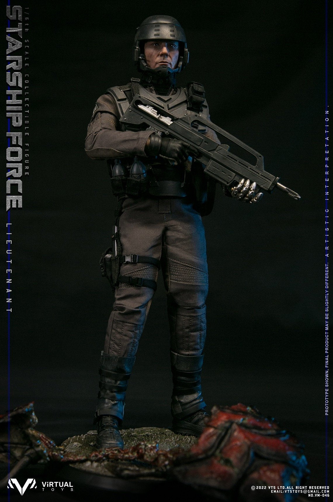 Pedido Figura Lieutenant - Starship Force- marca VTS TOYS VM046 escala 1/6