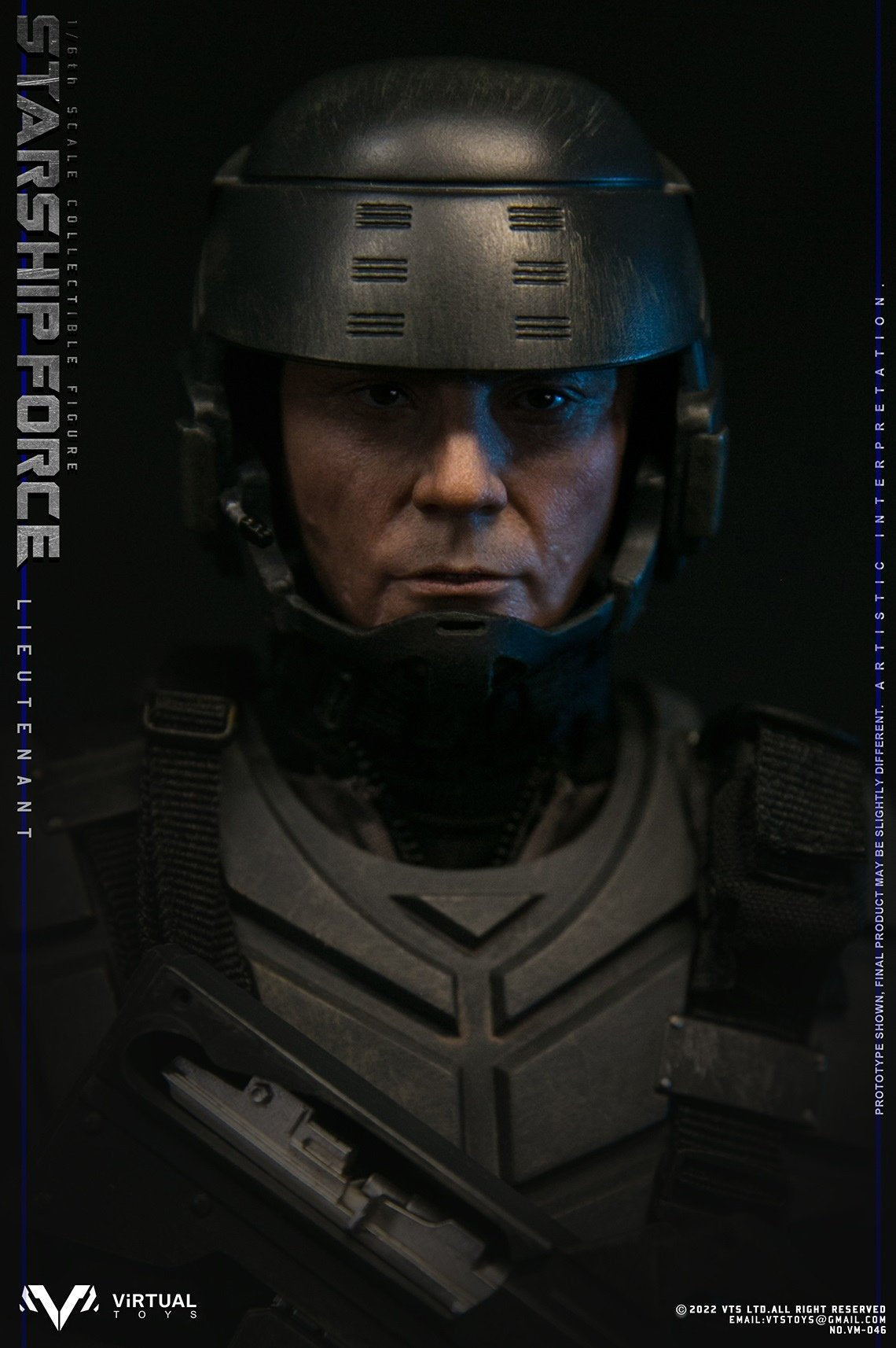 Pedido Figura Lieutenant - Starship Force- marca VTS TOYS VM046 escala 1/6