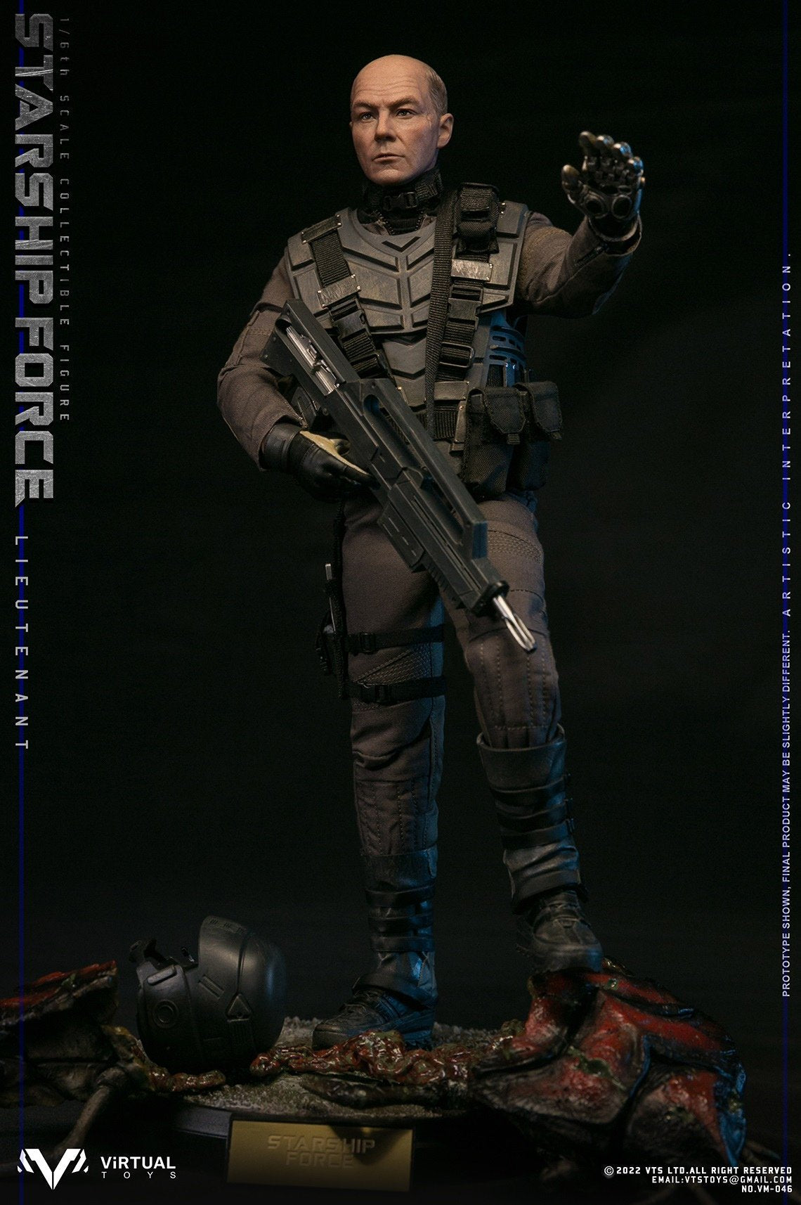 Pedido Figura Lieutenant - Starship Force- marca VTS TOYS VM046 escala 1/6