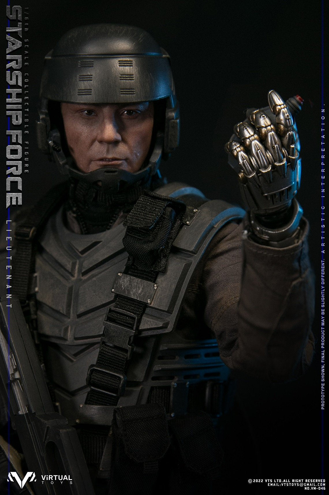 Pedido Figura Lieutenant - Starship Force- marca VTS TOYS VM046 escala 1/6