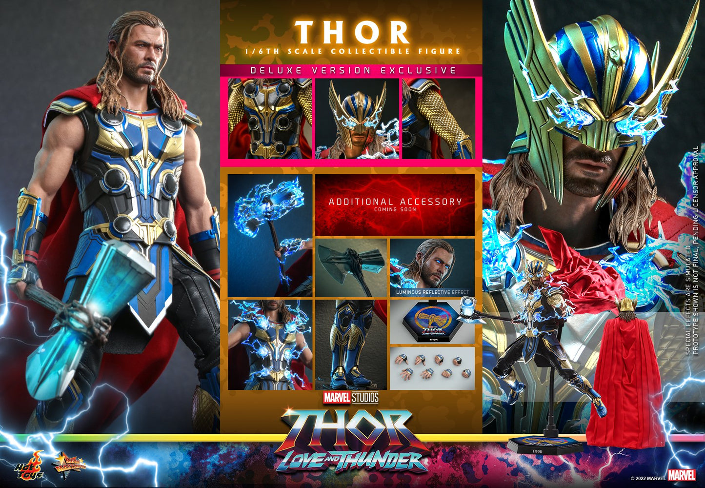 Pedido Figura Thor (Deluxe Version) - Thor: Love and Thunder marca Hot Toys MMS656 escala 1/6