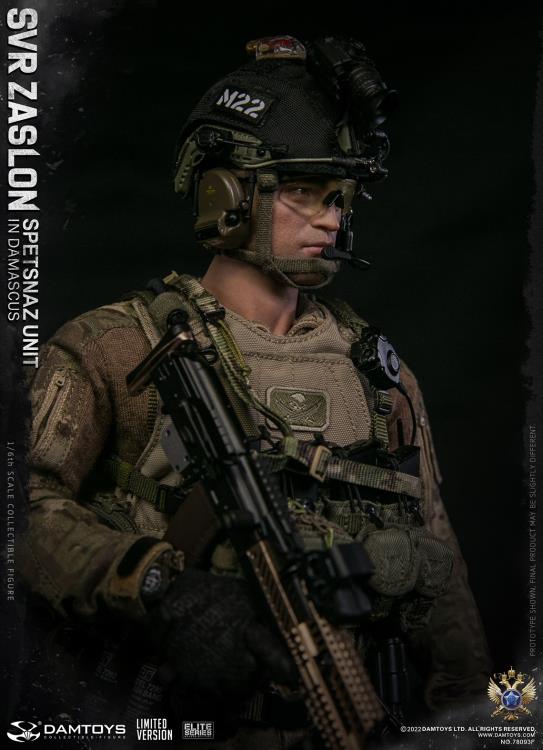 Preventa Figura SVR Zaslon in Damascus (Limited Version) - Russian Spetsnaz Unit marca Damtoys 78093F escala 1/6